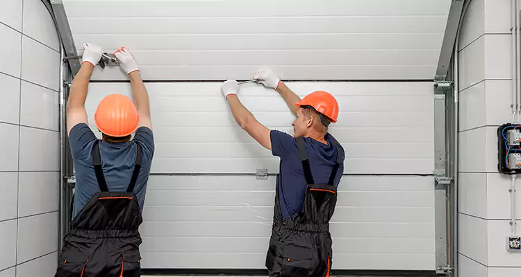 Garage Door Bottom Panel Repair in Venice, FL